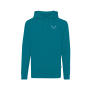 Iqoniq Jasper gerecycled katoen hoodie, verdigris (XXXL)
