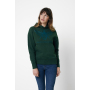 Iqoniq Jasper gerecycled katoen hoodie, forest green (S)